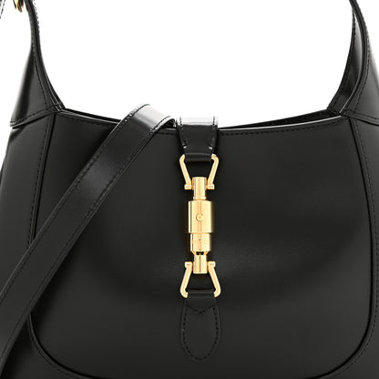 Gucci Boarded Dyana Lux Calfskin Small Jackie 1961 Hobo Black 10 of 10
