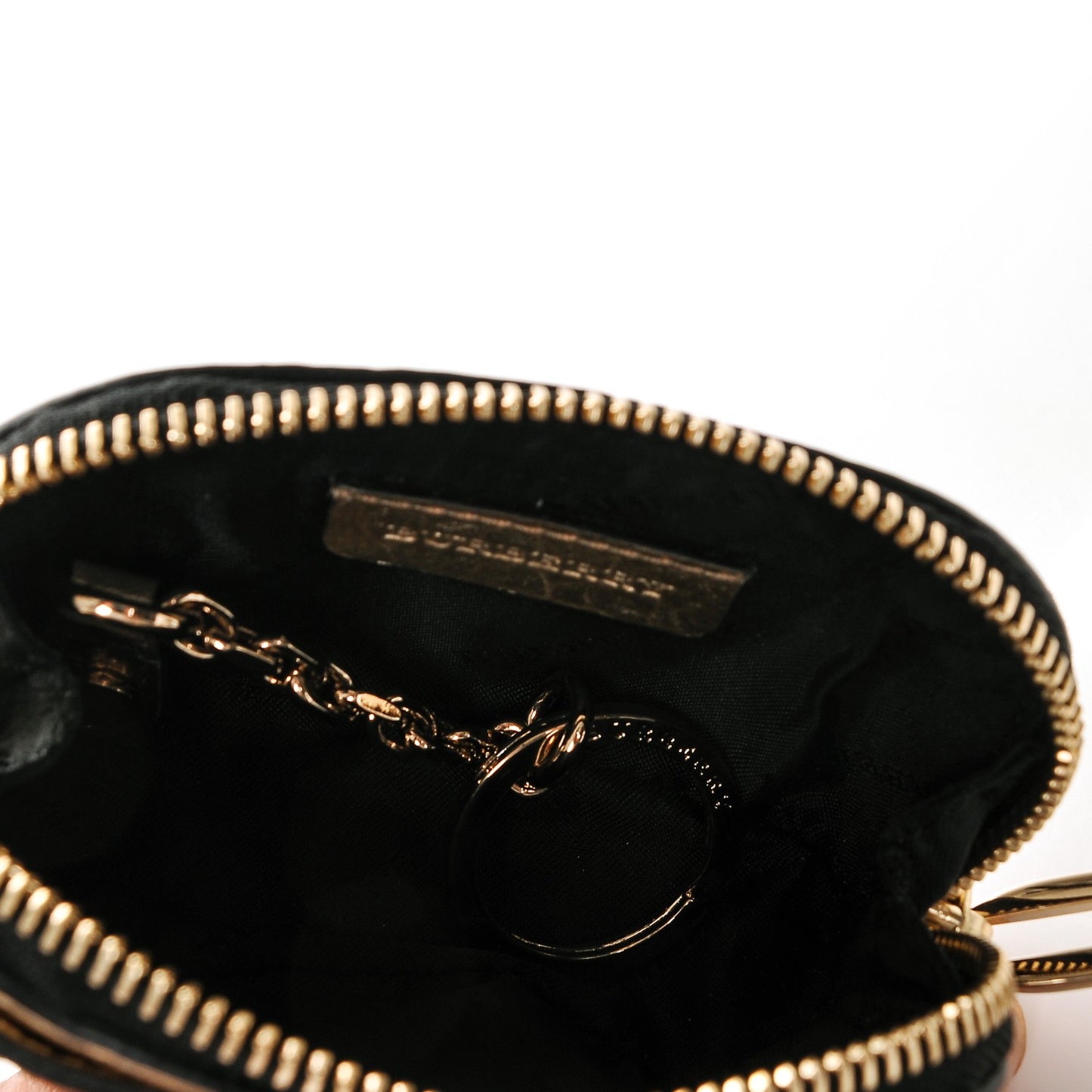 Metallic Heritage Grain Extra Mini Bow Harrogate Coin Purse Light Gold