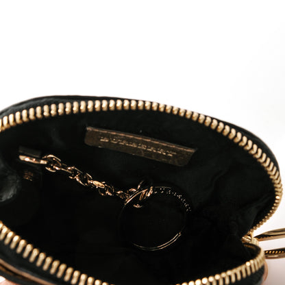 Burberry Metallic Heritage Grain Extra Mini Bow Harrogate Coin Purse Light Gold 5 of 6