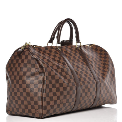 Louis Vuitton Damier Ebene Keepall 50 3 of 8
