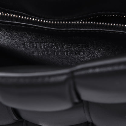 Bottega Veneta Lambskin Maxi Intreccio Padded Chain Cassette Crossbody Bag Black 7 of 14