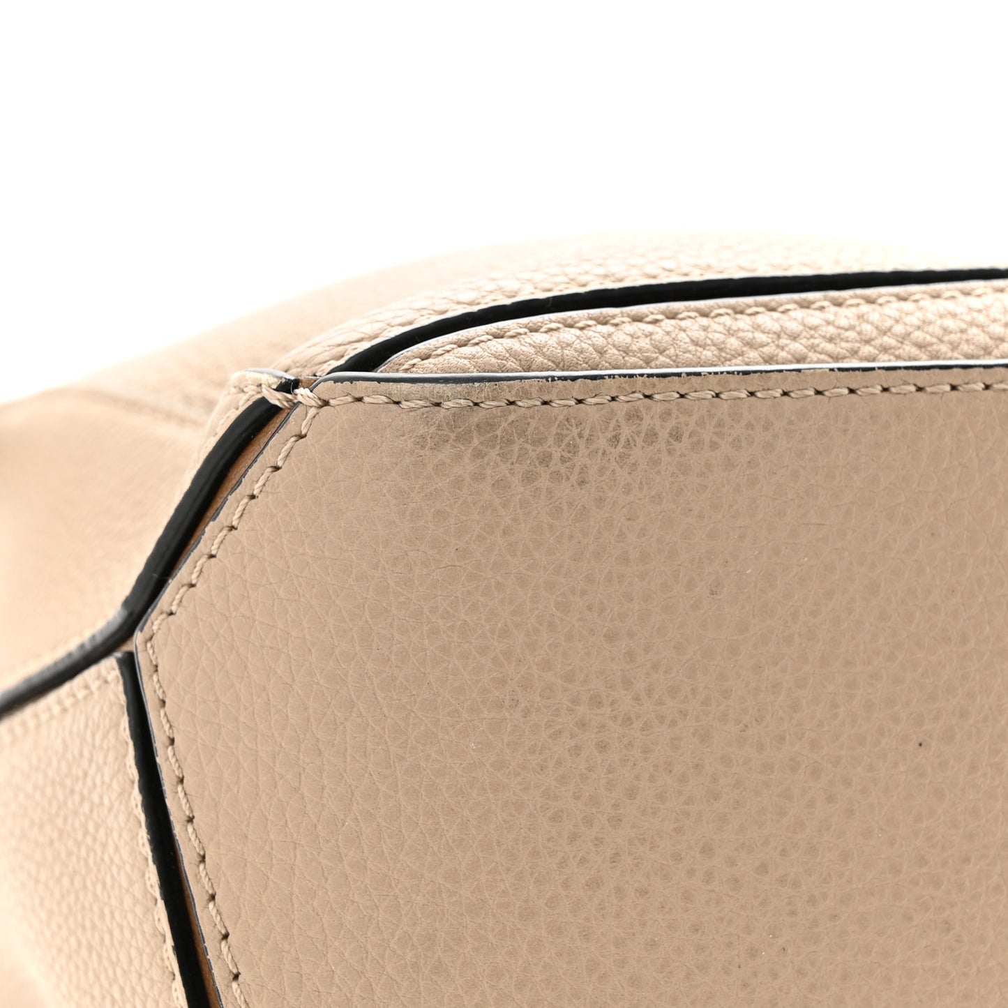 Grained Calfskin Small Puzzle Bag Sand Mink