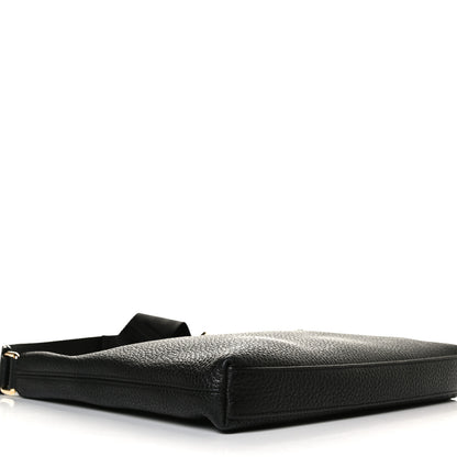 Versace Grained Calfskin Medusa Messenger Bag Black 4 of 13