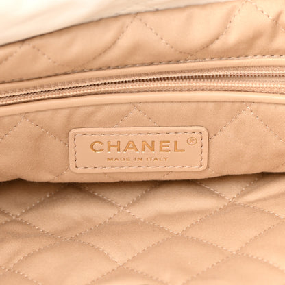 Chanel Shiny Calfskin Quilted Chanel 22 White 7 of 12