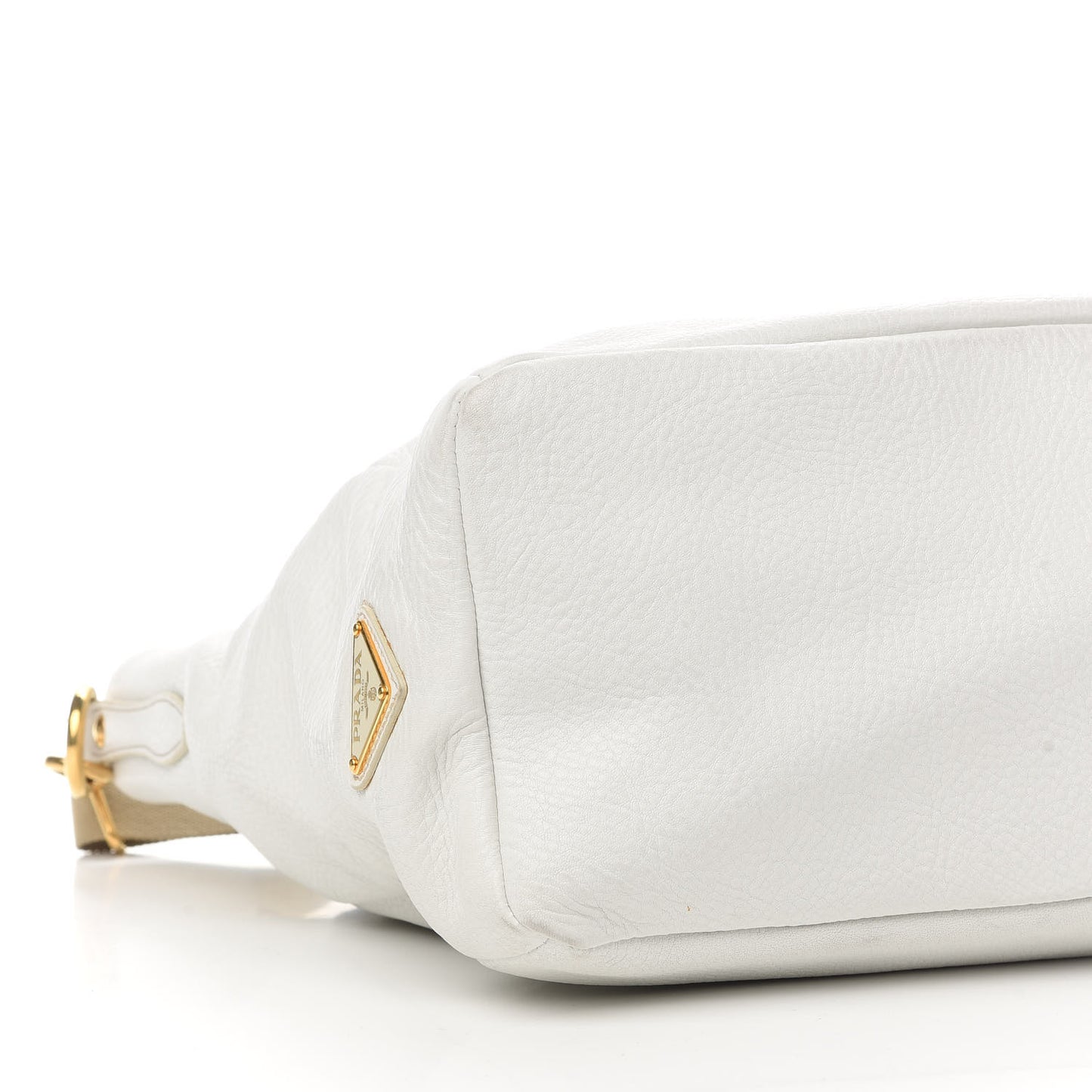 Vitello Daino Messenger Bag Talco