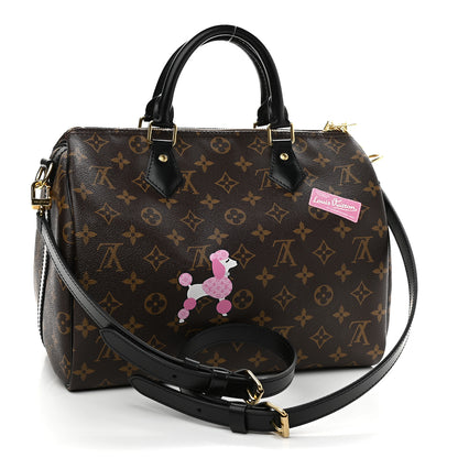 Louis Vuitton Monogram My World Tour Speedy Bandouliere 30 Black 3 of 9