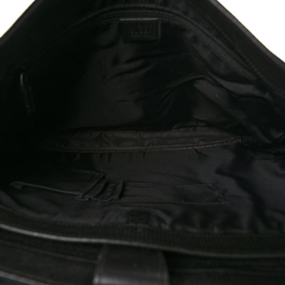 Gucci Nylon Flap Messenger Bag Black 5 of 9