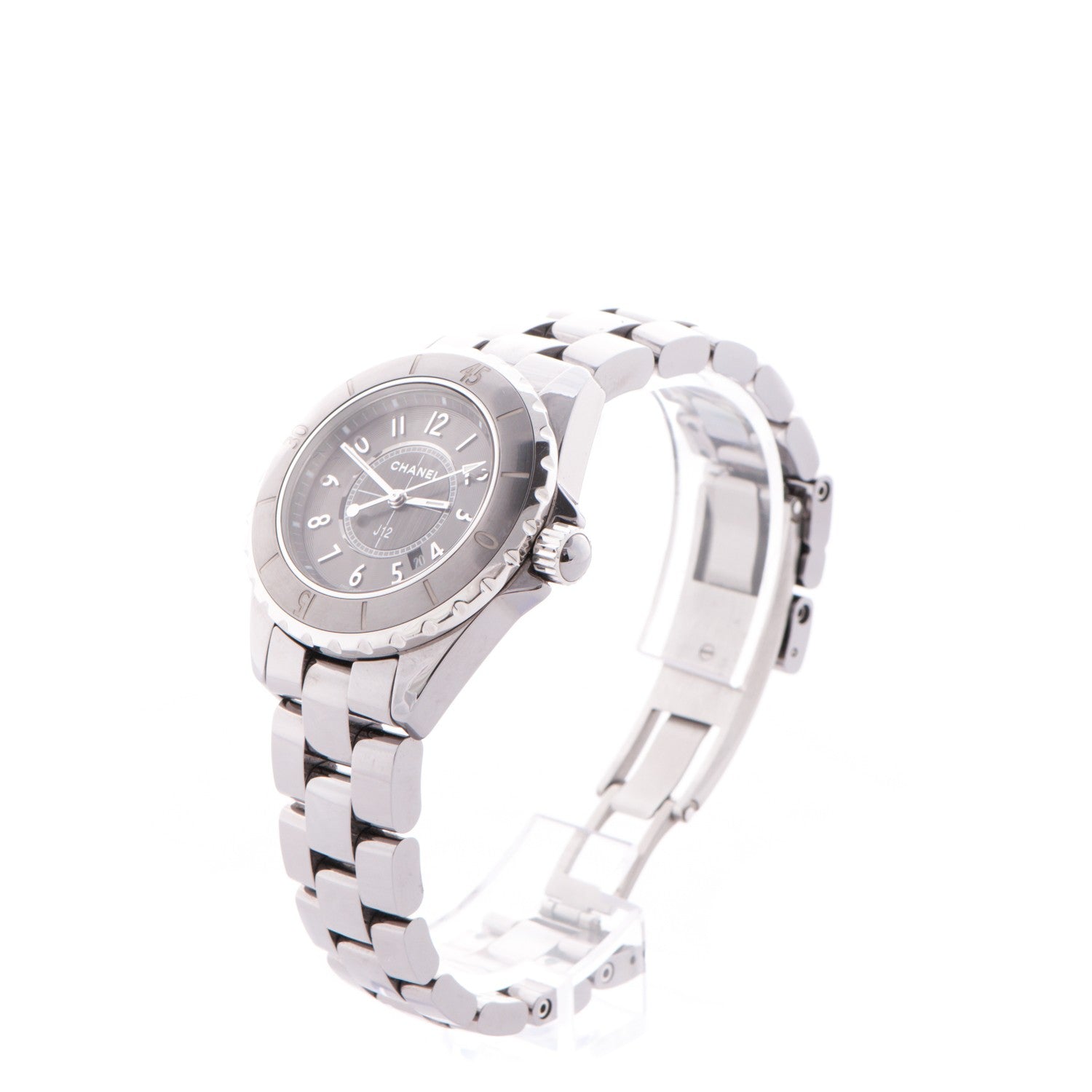 Chanel Titanium Ceramic 33mm J12 Chromatic Quartz Watch 3 of 8