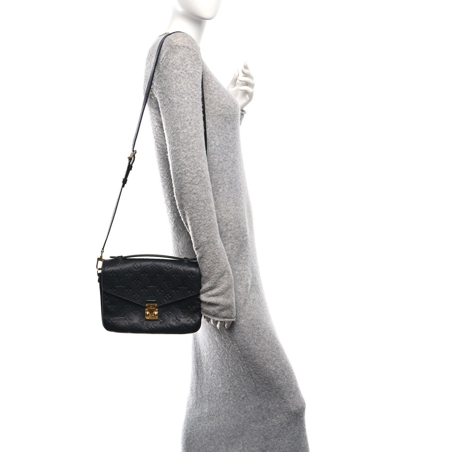 Louis Vuitton Empreinte Pochette Metis Black 2 of 10