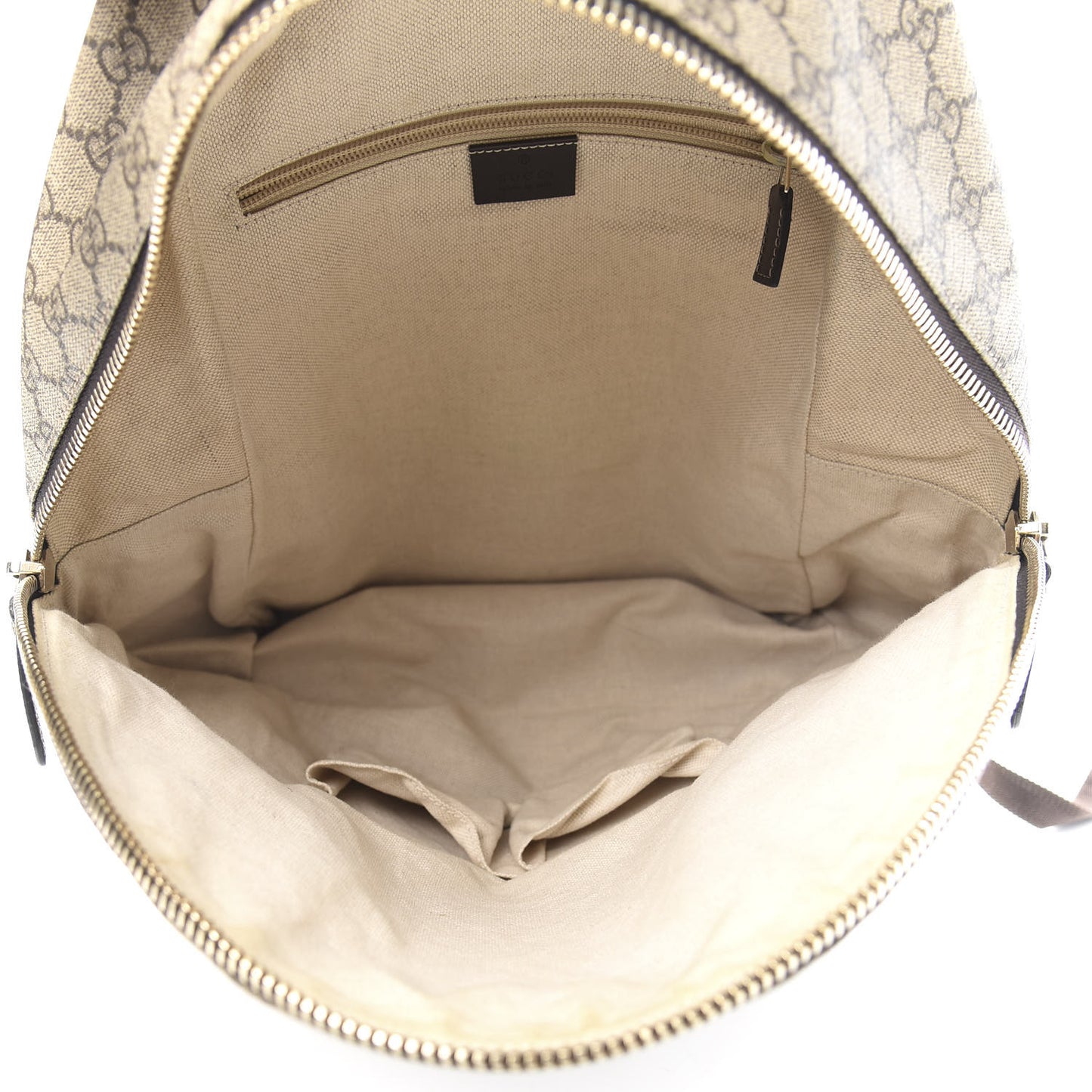GG Supreme Monogram Medium Backpack Brown