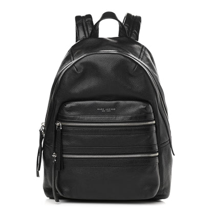 Marc Jacobs Pebbled Calfskin Biker Backpack Black 1 of 13