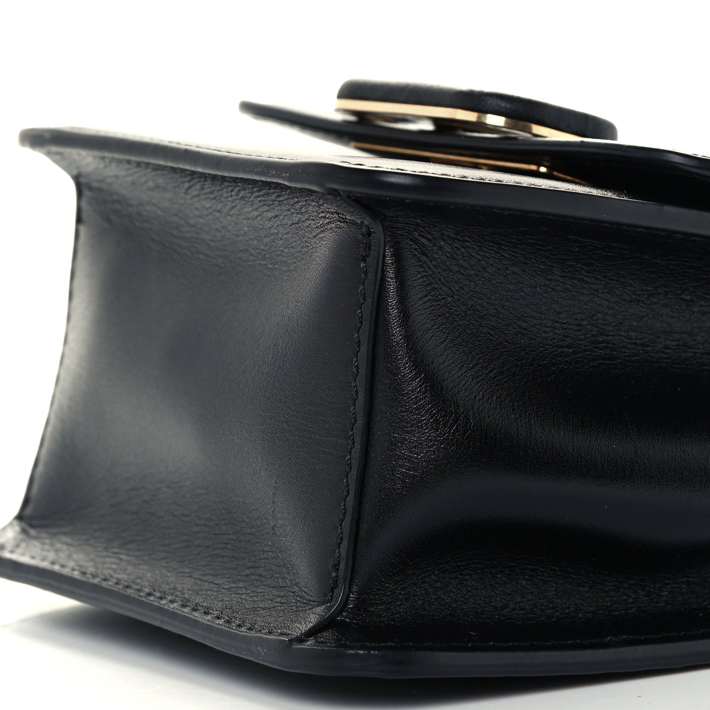 Smooth Calfskin Micro VSling Shoulder Bag Black