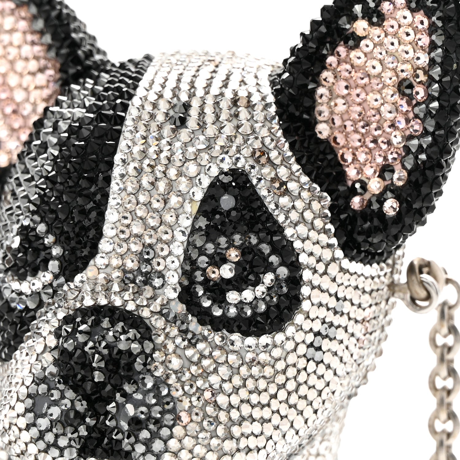 Judith Leiber Crystal French Bulldog Fred Minaudiere Clutch 11 of 14