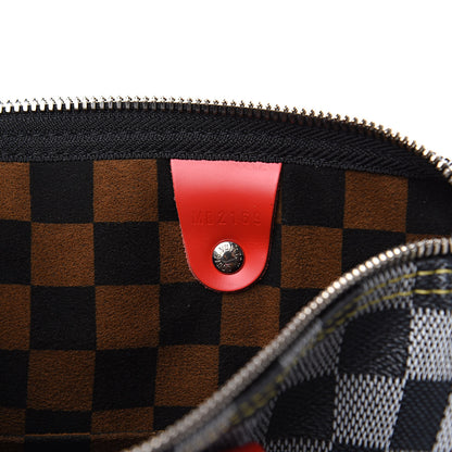 Louis Vuitton Damier Speedy Bandouliere 30 Black White 6 of 10