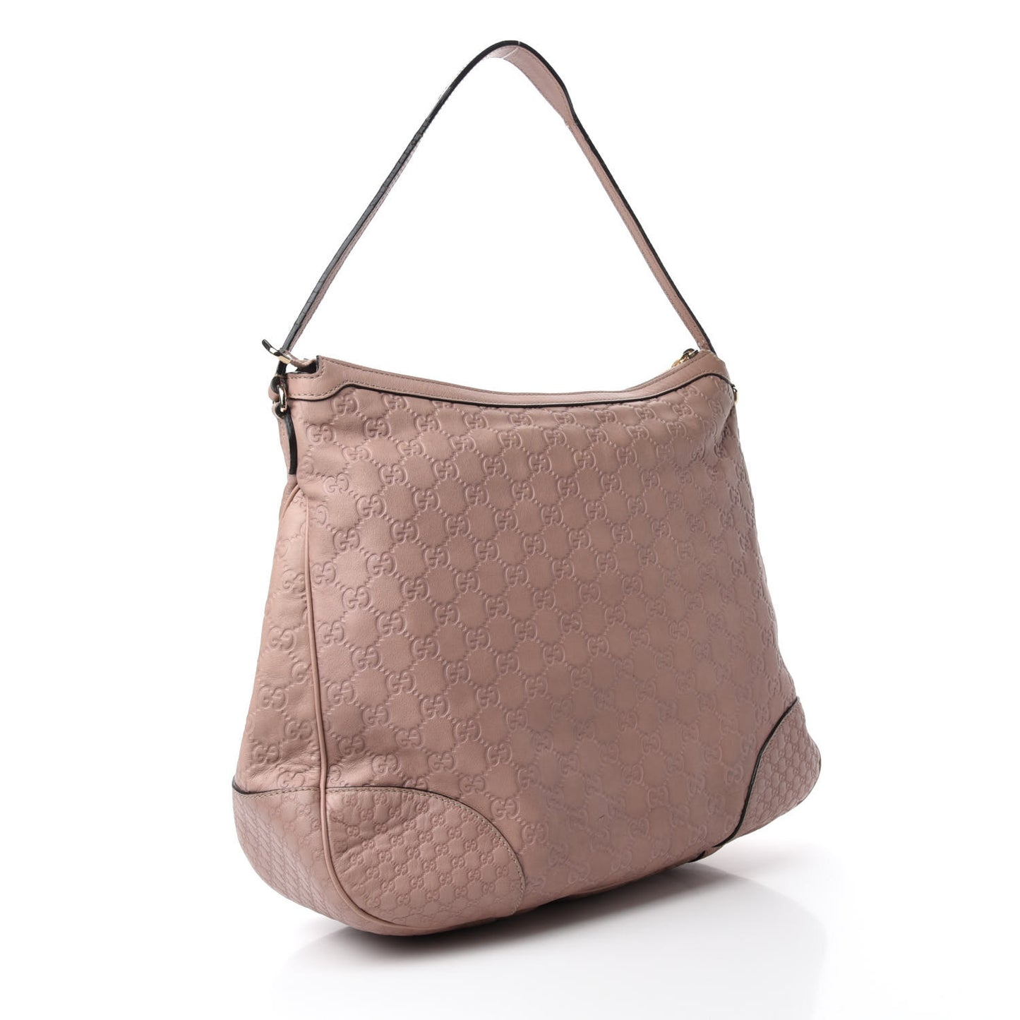 Guccissima Large Bree Hobo Soft Pink