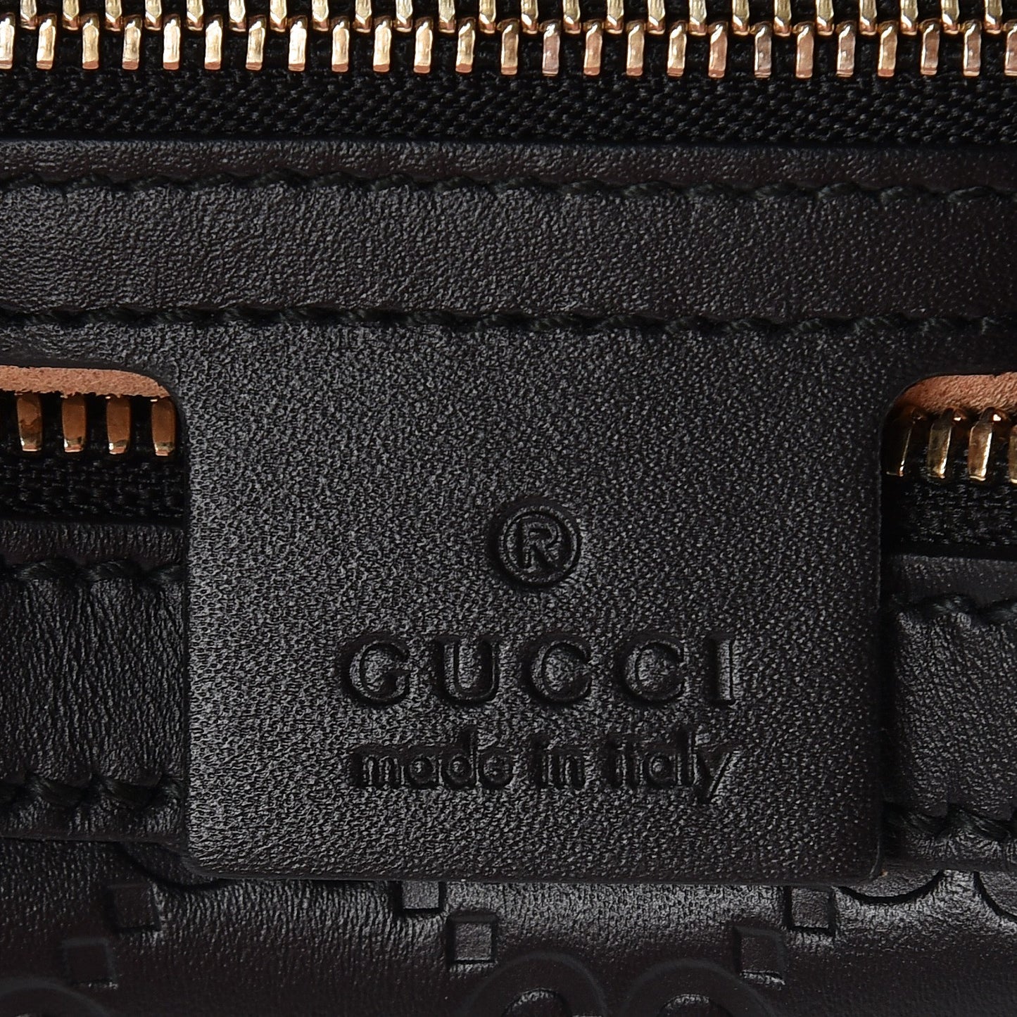 Guccissima Linea A Hobo Black