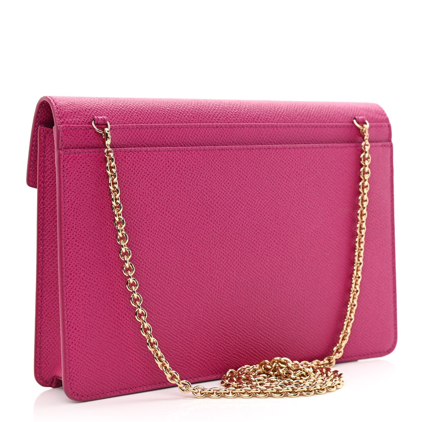 Hammered Calfskin Gancini Mini Bag Pink