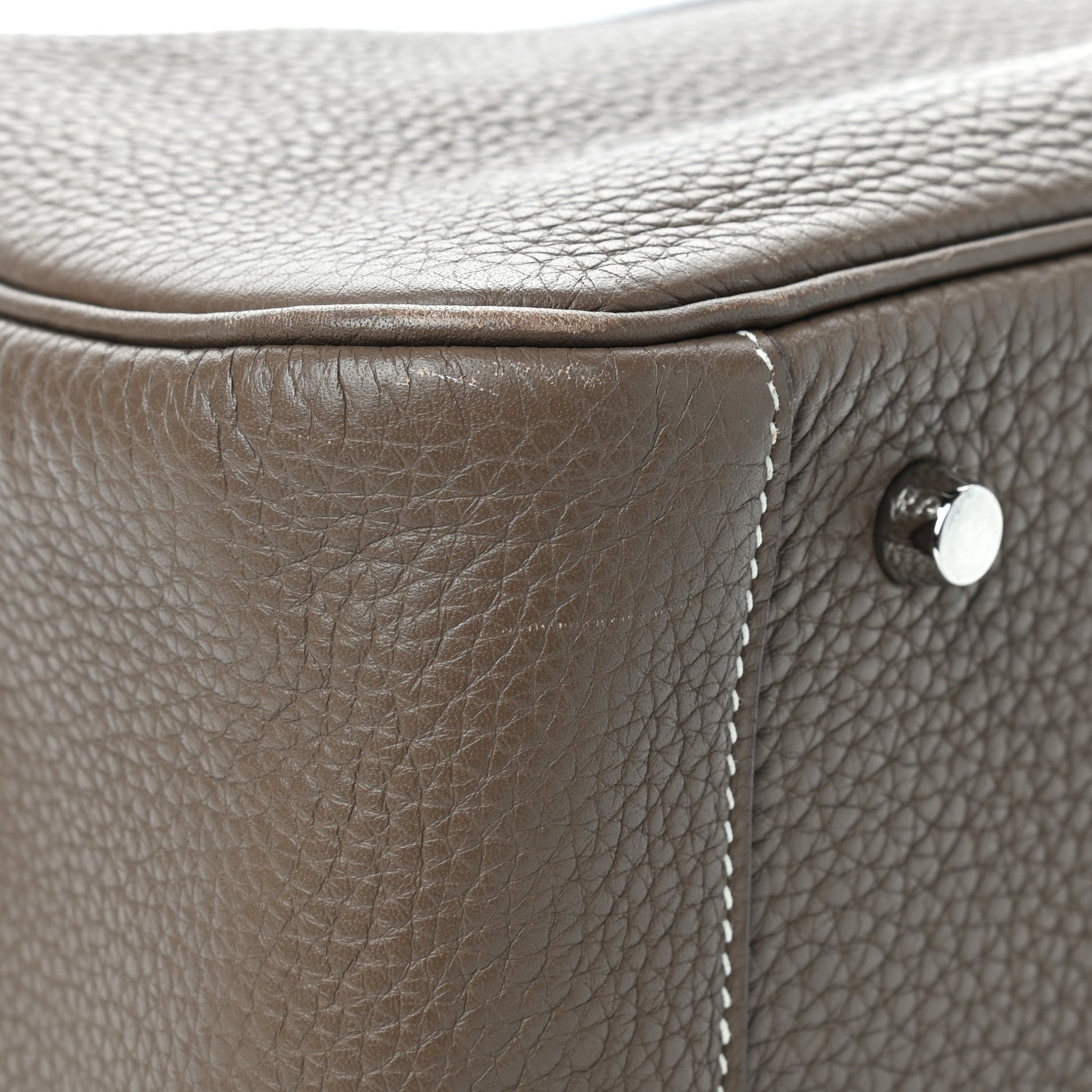 Hermes Taurillon Clemence Lindy 34 Etoupe 9 of 13