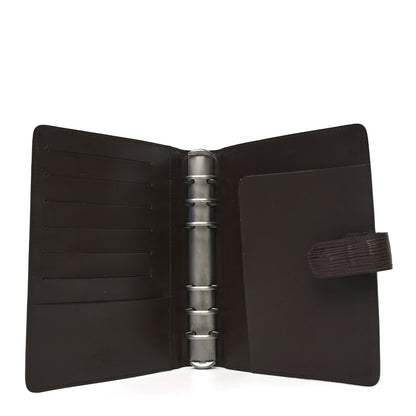Louis Vuitton Epi Medium Ring Agenda Cover Moka 5 of 6
