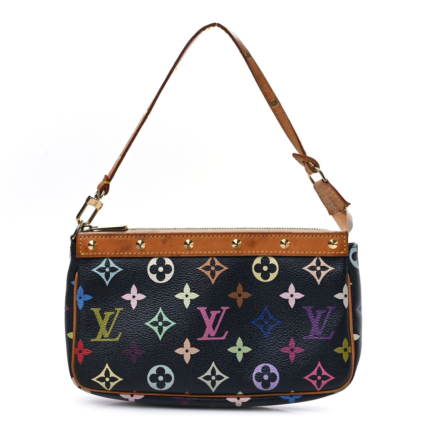 Louis Vuitton Monogram Multicolor Pochette Accessories Black 1 of 10