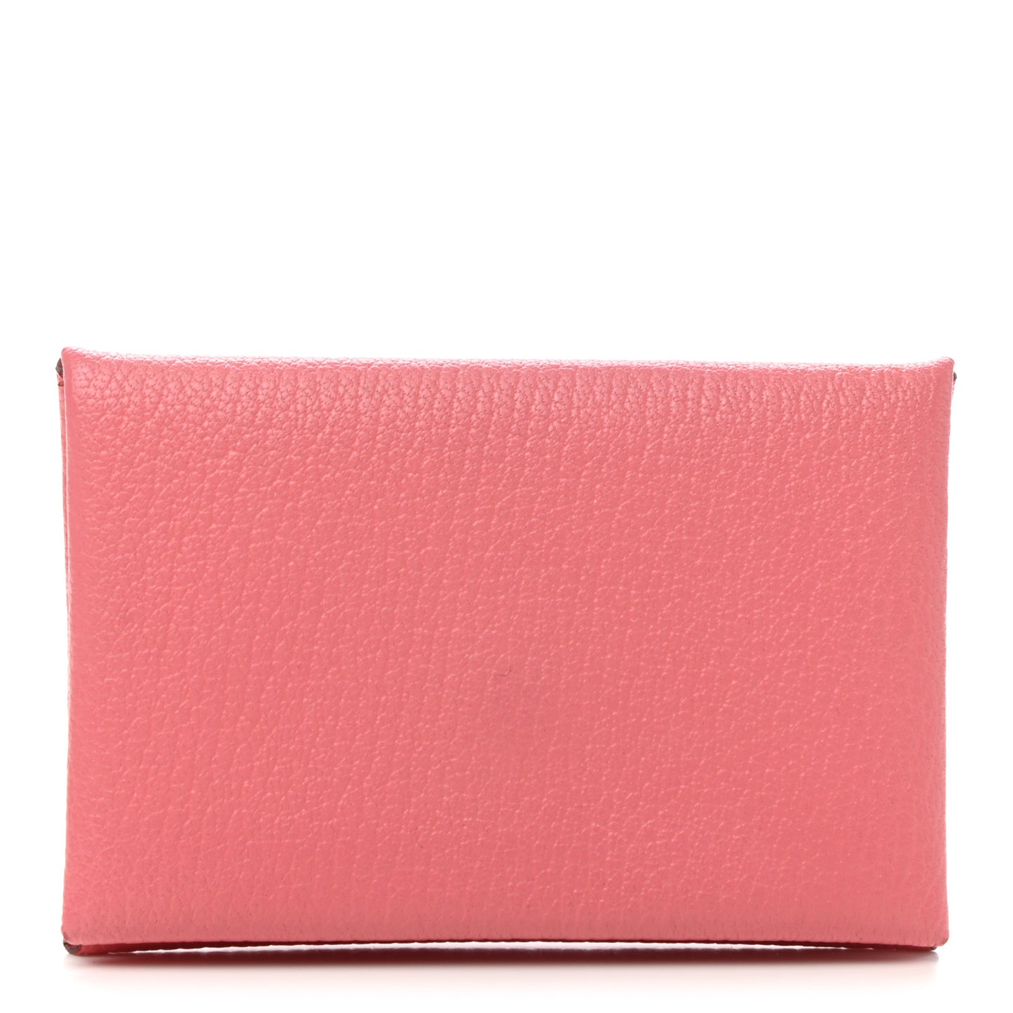 Chevre Mysore Calvi Card Case Rose Ete