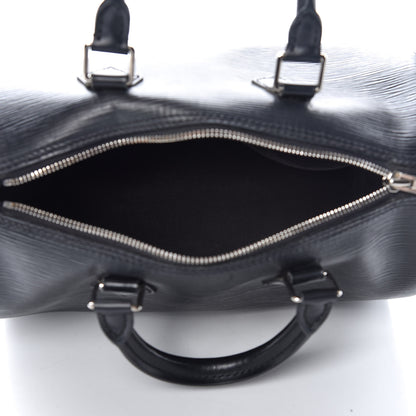 Louis Vuitton Epi Speedy 30 Black 5 of 12