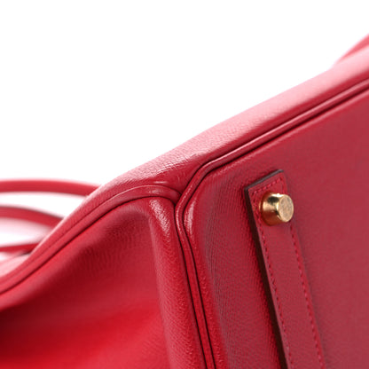 Hermes Epsom Birkin 40 Rouge Vif 39 of 51