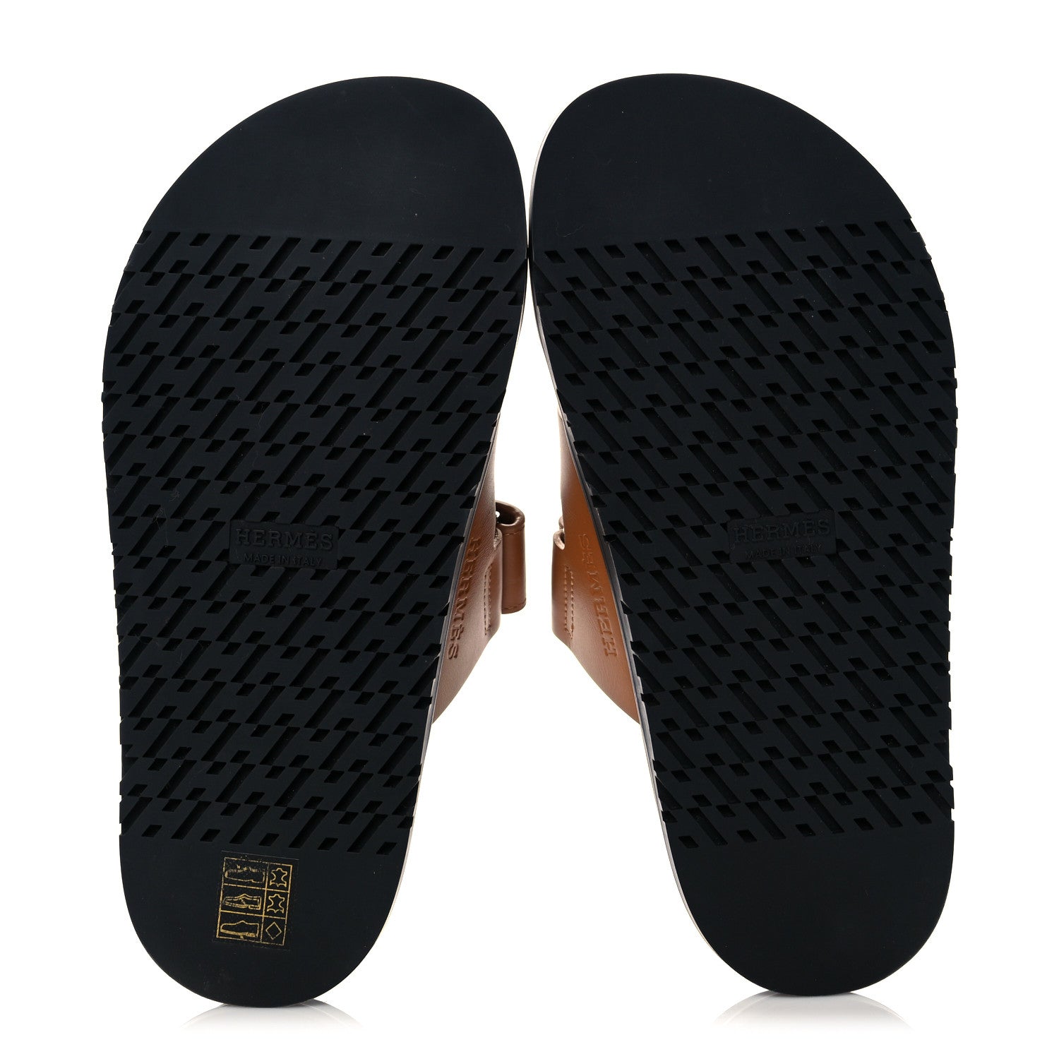 Hermes Calfskin Womens Chypre Sandals 36 Gold 5 of 10