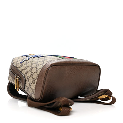 Gucci X DISNEY GG Supreme Monogram Web Three Little Pigs Ophidia Dome Backpack Beige New Acero 4 of 10