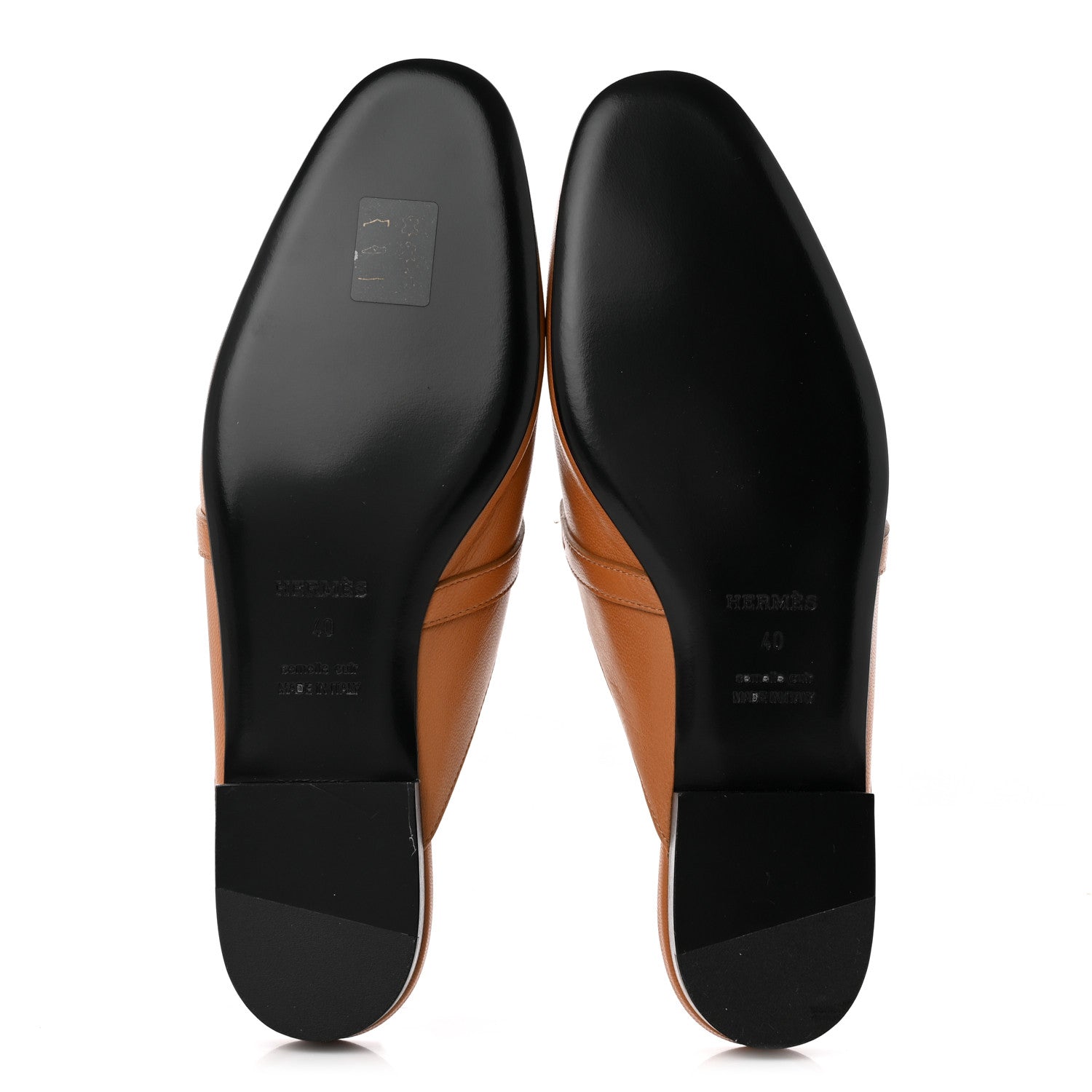 Hermes Heritage Calfskin Oz Mules 40 Naturel 5 of 11