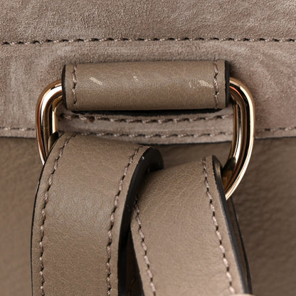 Chloe Suede Calfskin Small Faye Backpack Motty Grey 13 of 13