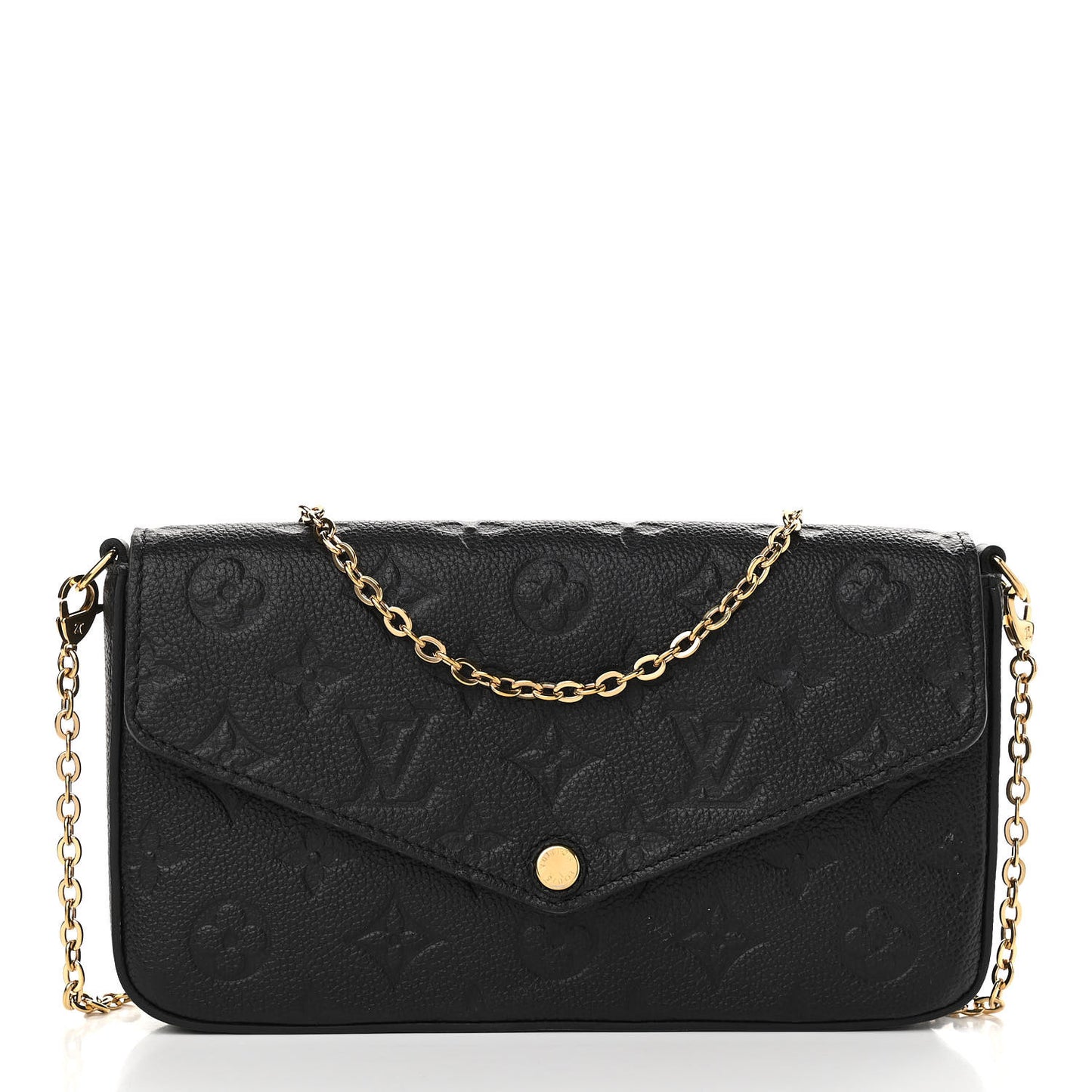 Empreinte Pochette Felicie Chain Wallet Black