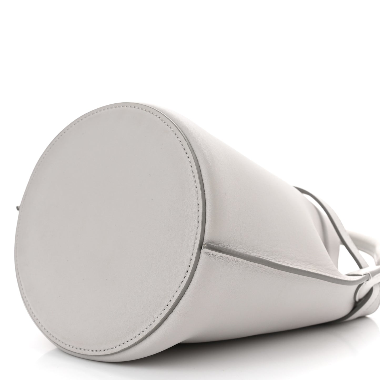 Smooth Calfskin Nano Big Bag Bucket Light Grey