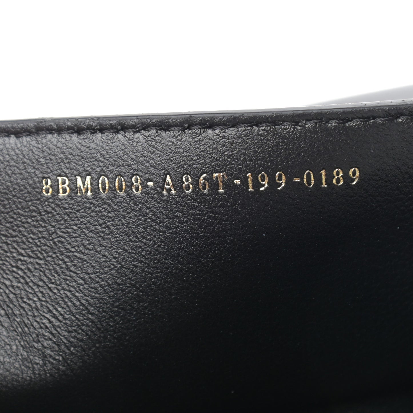 Agnello Old Shine Hip Belt Baguette Bag Black