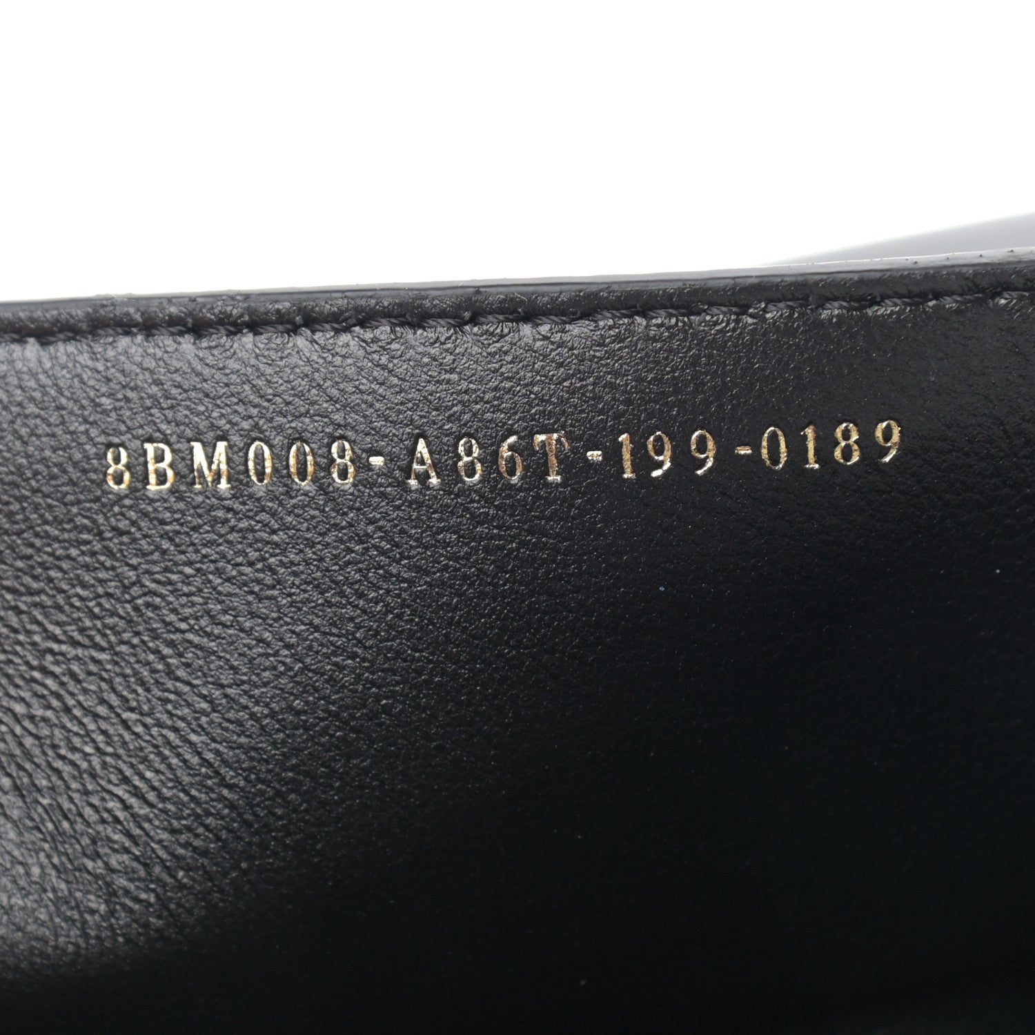 Fendi Agnello Old Shine Hip Belt Baguette Bag Black 7 of 11