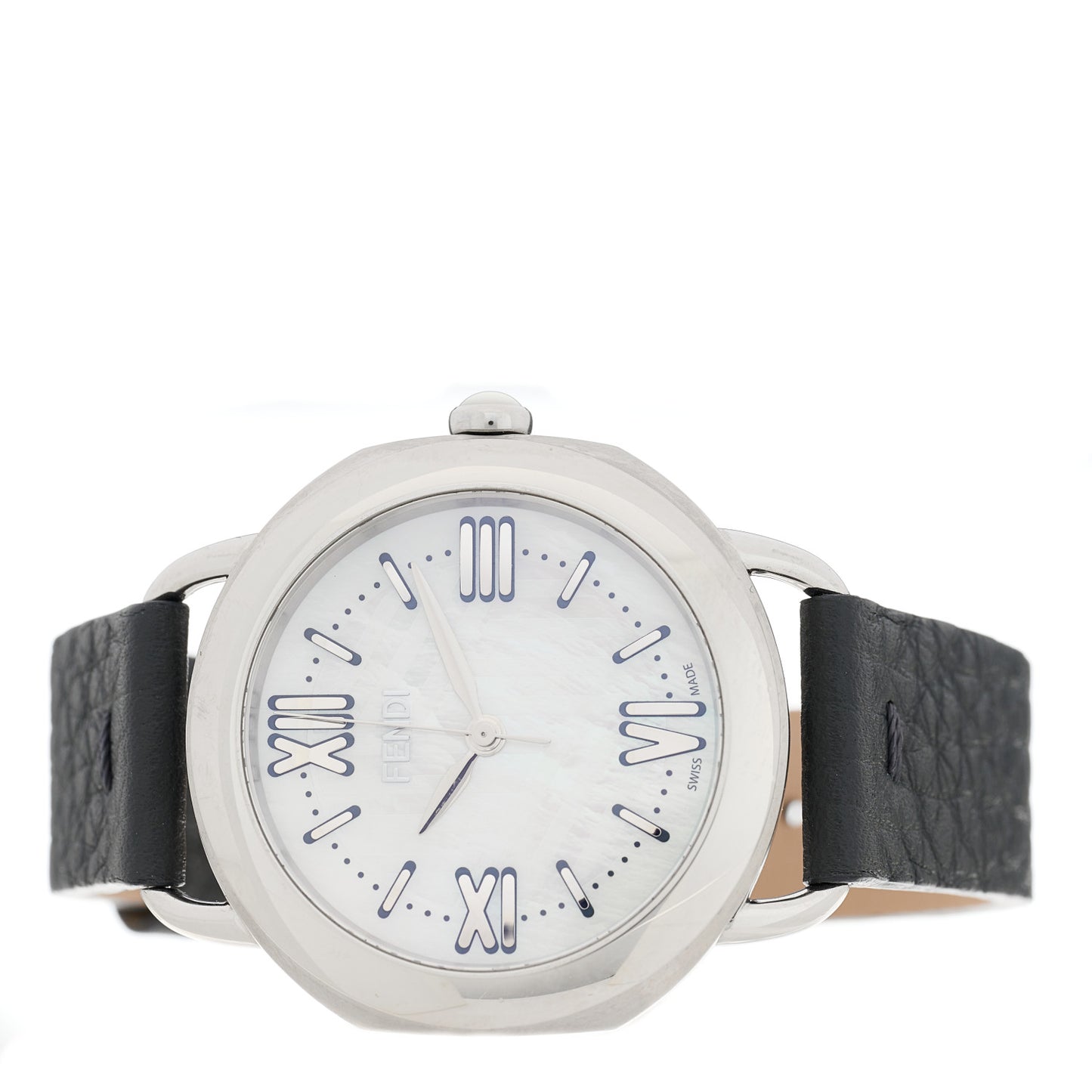 Stainless Steel Calfskin Mother of Pearl 36mm Selleria Quartz Watch