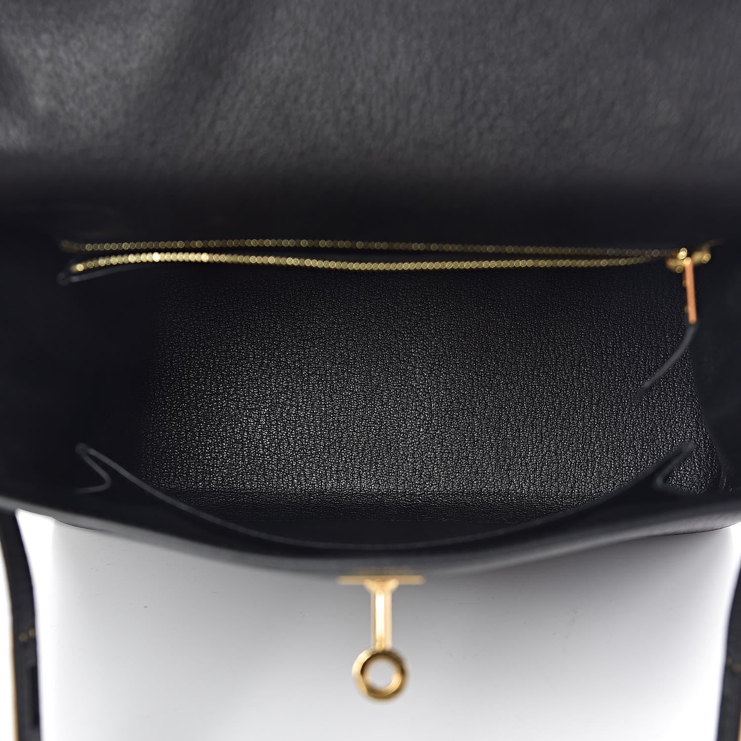 Hermes Togo Kelly Retourne 25 Black 7 of 42