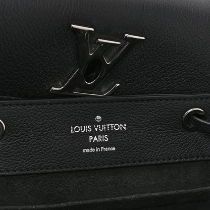 Louis Vuitton Calfskin Lockme Backpack Black 6 of 10