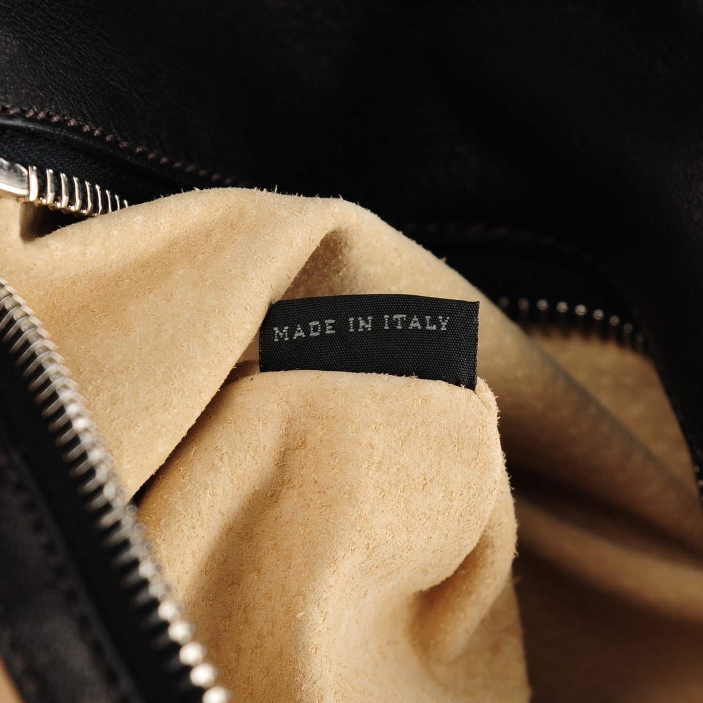 Tessuto Camouflage Flap Shoulder Bag Fumo