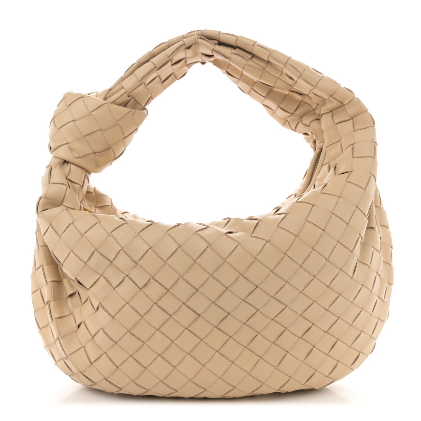 Nappa Intrecciato Teen Jodie Hobo Porridge