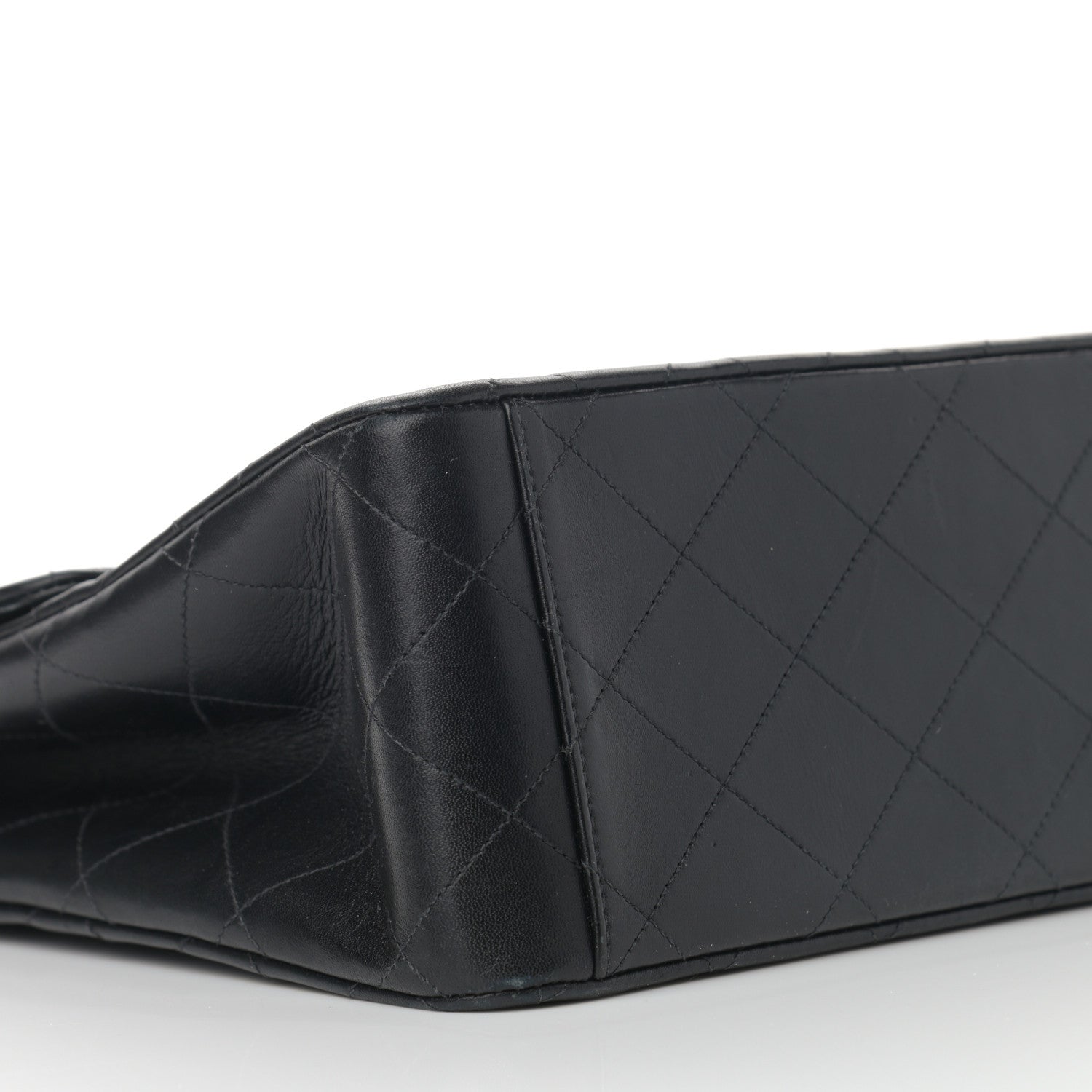 Chanel Lambskin Quilted XL Jumbo Single Flap Black 10 of 20