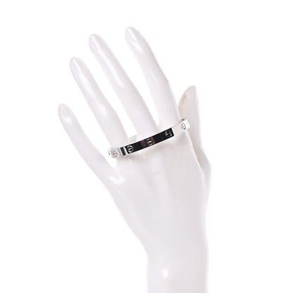 Cartier 18K White Gold LOVE Bracelet 16 2 of 7