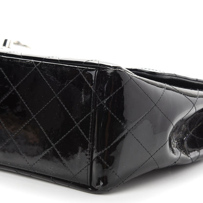 Chanel Patent Quilted Maxi Single Flap Black 9 of 9