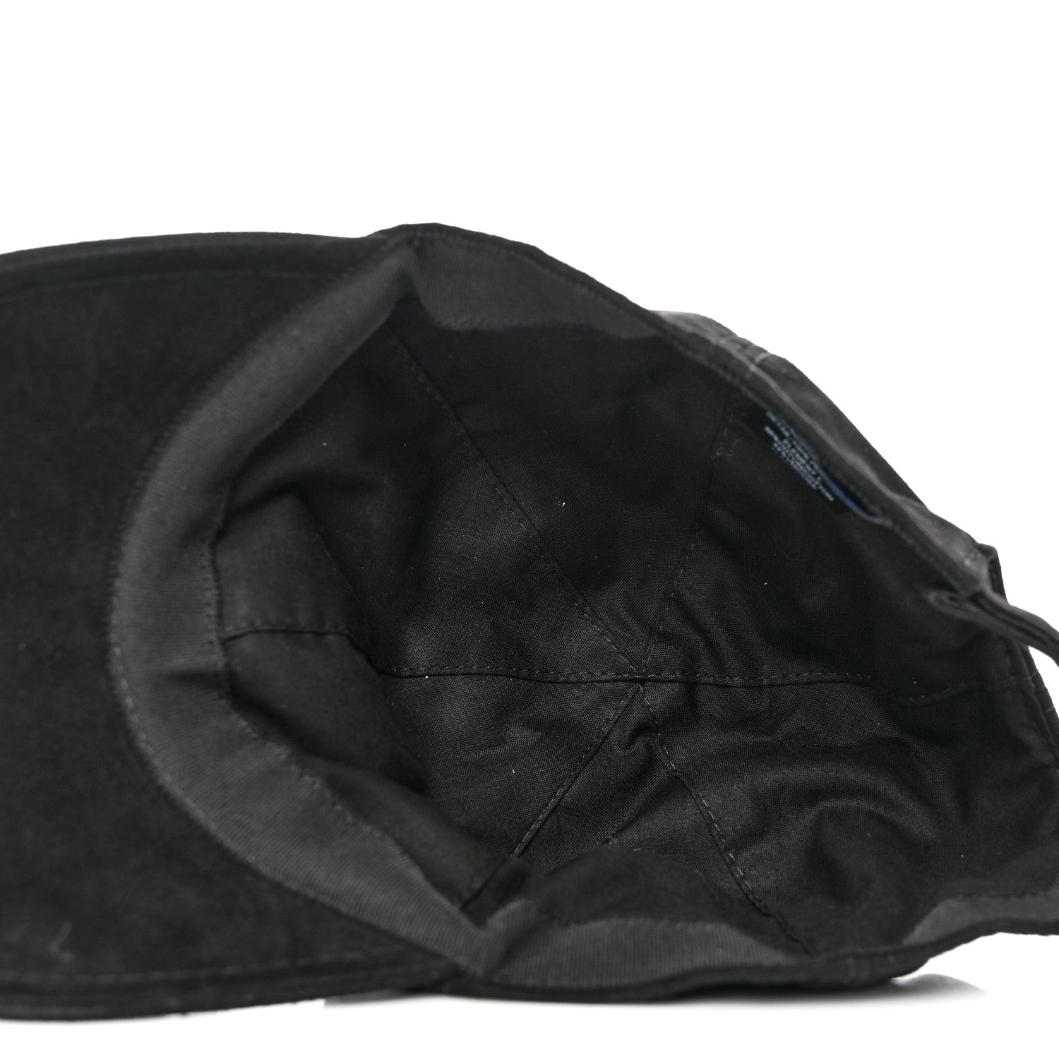 Chanel Suede Goatskin CC Cap Hat Black 6 of 7