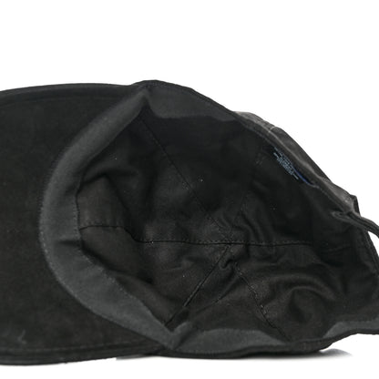Chanel Suede Goatskin CC Cap Hat Black 6 of 7
