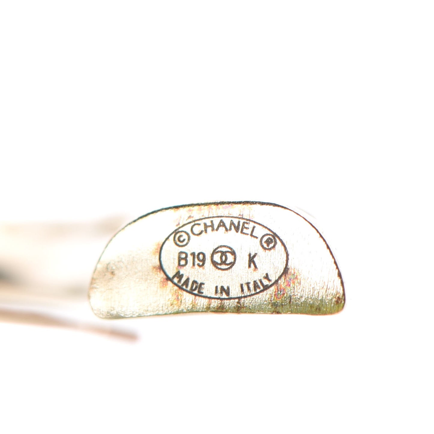 CC Hoop Earrings Gold