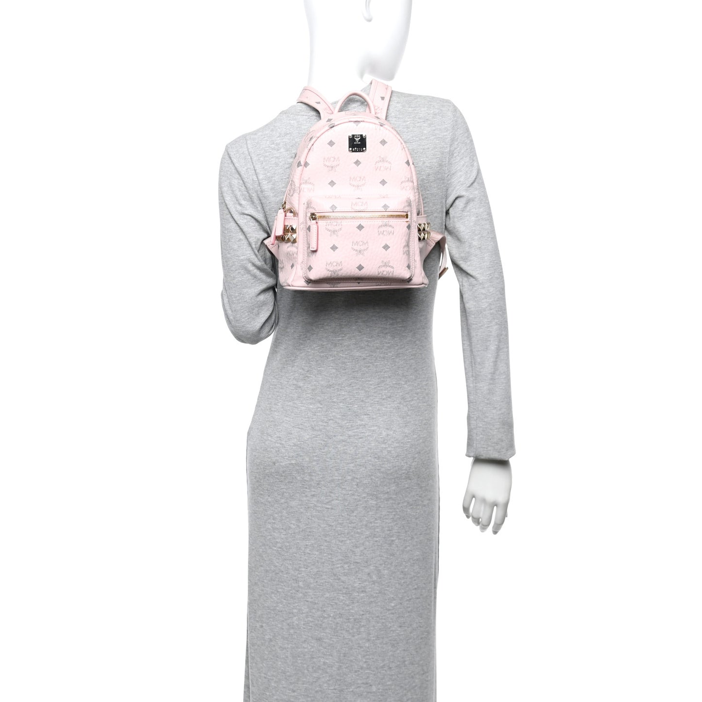 Visetos Outline Stud Mini Stark Backpack Soft Pink