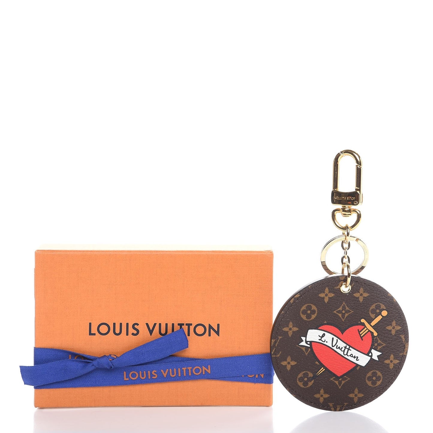 Monogram Stories Bag Charm Key Holder