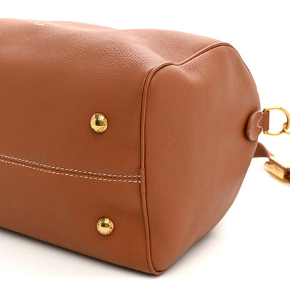 Louis Vuitton Grained Calfskin Low Key Speedy 30 Cognac 8 of 8