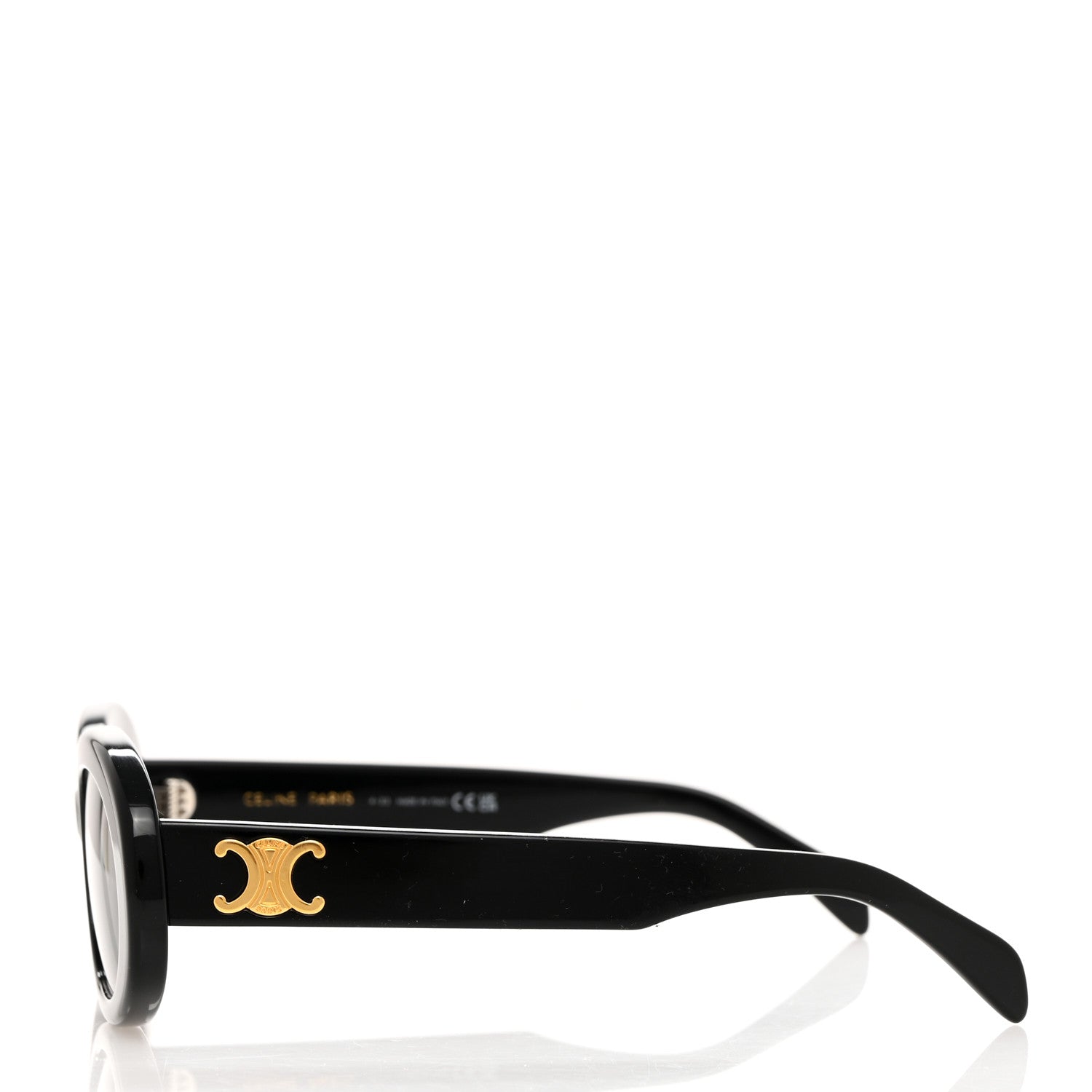 Celine Acetate Triomphe 01 Sunglasses CL 40194U Black 3 of 8